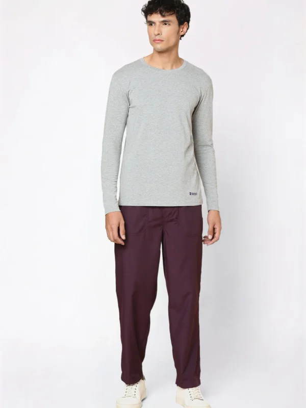 Supersoft Men's L/S (Grey) Underscrub