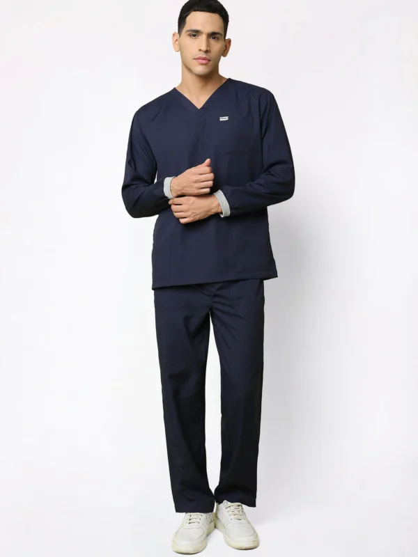 Classic Men's Longsleeves (Navy) Scrub