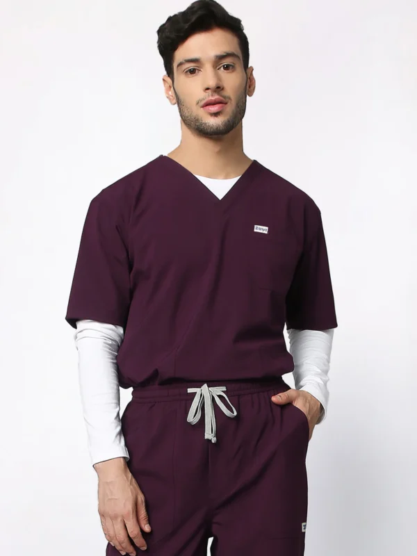 ecoflex™ Lite Men's (Wine) Scrubs