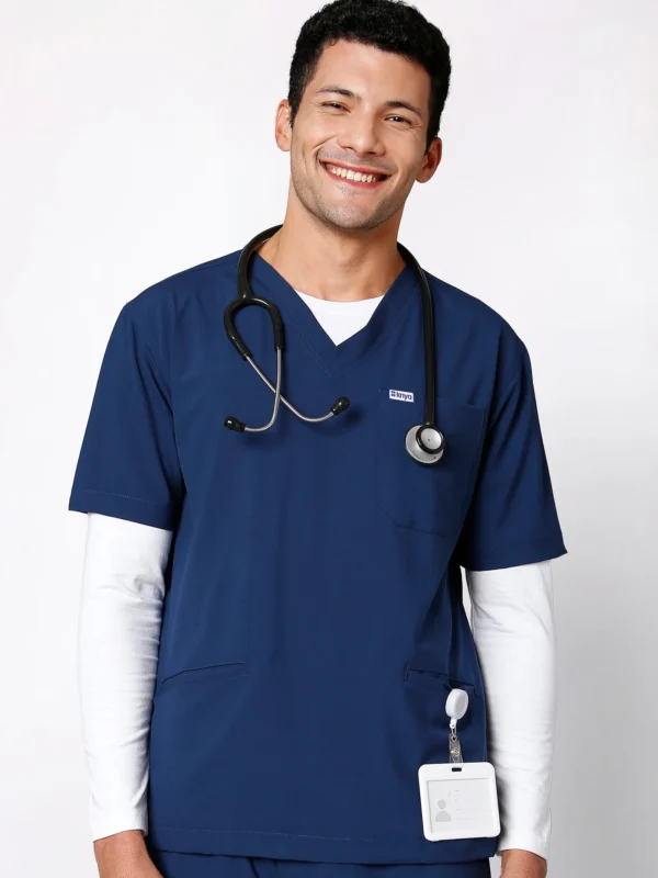 Supersoft Men's L/S (White) Underscrub