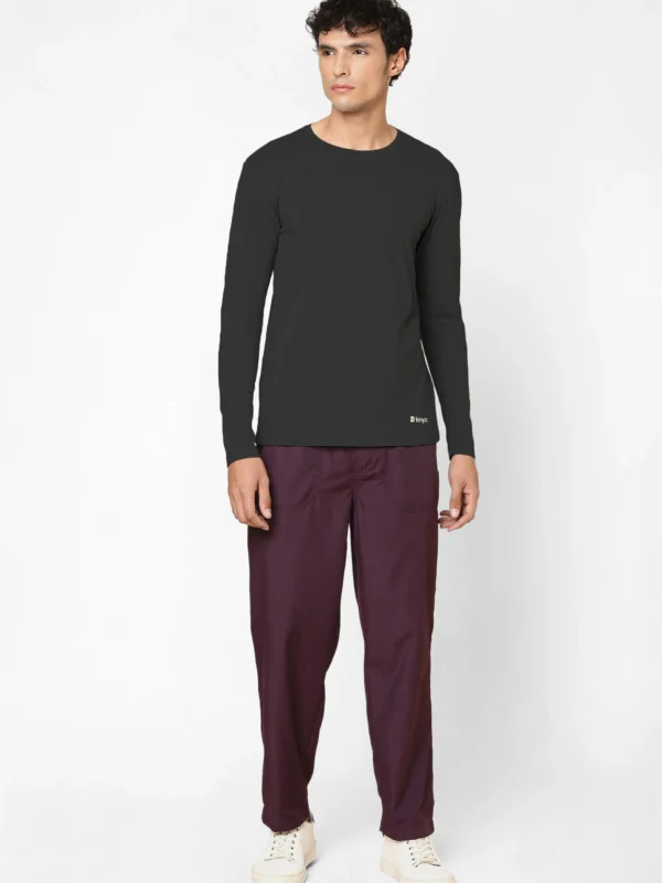 Men's Supersoft L/S (Charcoal) Underscrub